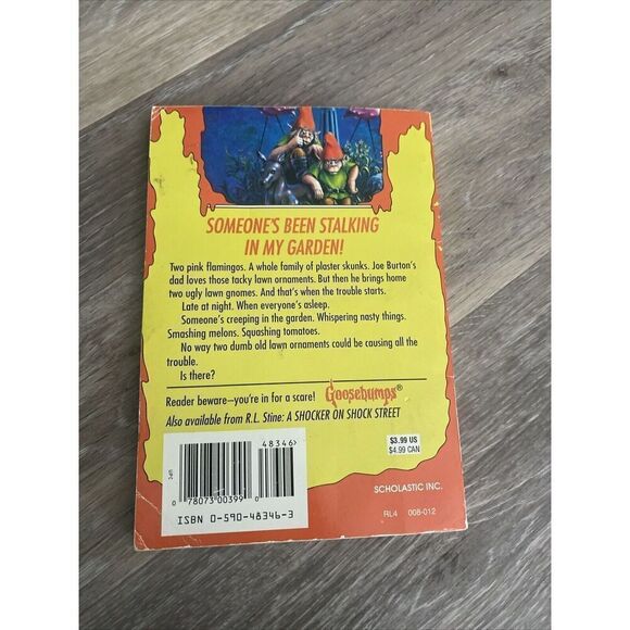 Goosebumps #34 Revenge of the Lawn Gnomes First Print Scholastic August 1995 - Picture 8 of 8